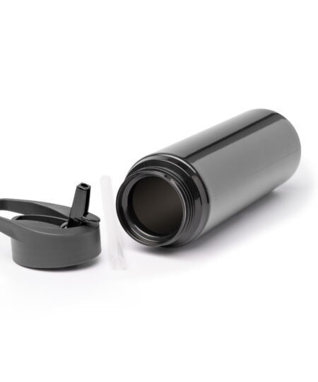 Borraccia Nera in Acciaio da 700ml. - immagine 4