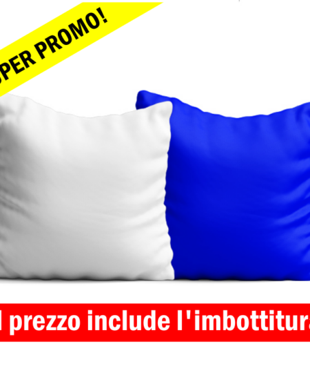 Cuscino in Raso bicolore 40 x 40 cm. con imbottitura